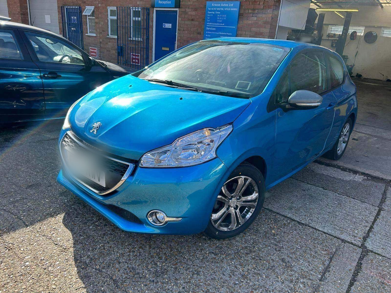 The same car after repair and respray